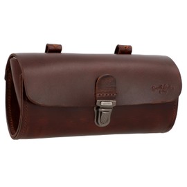 Gusti Raymond P. Women's and Men's Leather Saddle Bag Accessories Bicycle Anti-Theft Saddle Vintage Retro Anti-Theft Brown