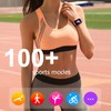 2.02in Curved Screen Smart Watch Blood Glucose Measure Health Monitor