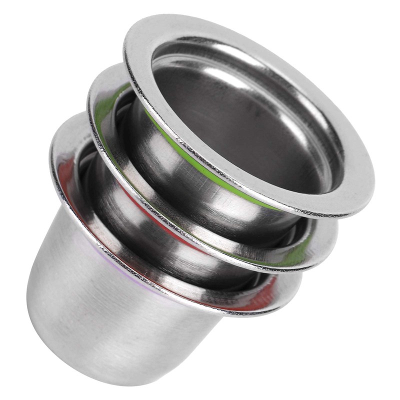 3Pcs/Set Coffee Capsule Reusable Pod Stainless Steel Refillable Coffee Capsule