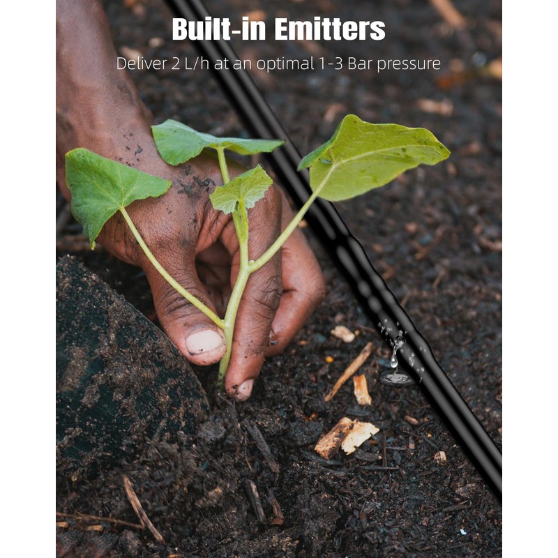 Pawfly 30 m Drip Irrigation Kit Quick-Connect Drip Irrigation System