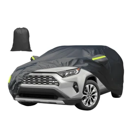 BHock Auto 7 Layers Heavy Duty SUV Car Cover Fit for Toyota RAV4 (2006-2025), Waterproof, Tear & UV Resistant, Outdoor Full Car Cover with Storage Bag, Windproof Sun Rain UV Dust Snow Protection