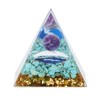 Constellation Pyramid Stone for Positive Energy Reduce Stress Chakra Resin