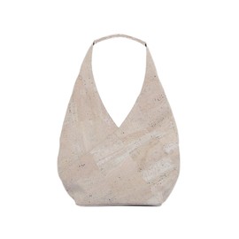 Cork Bag, shoulder bag purse Eco Friendly gift Vegan Bag (White)