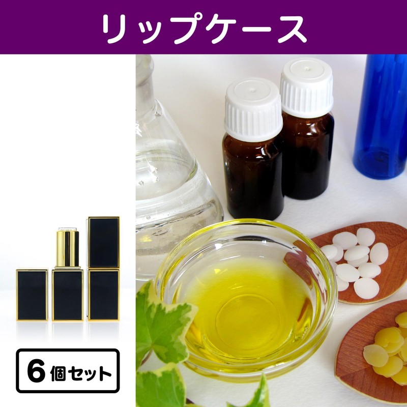 HAMILO Lip Case, Lipstick Tube, Refill Container, Handmade Cosmetics, Set