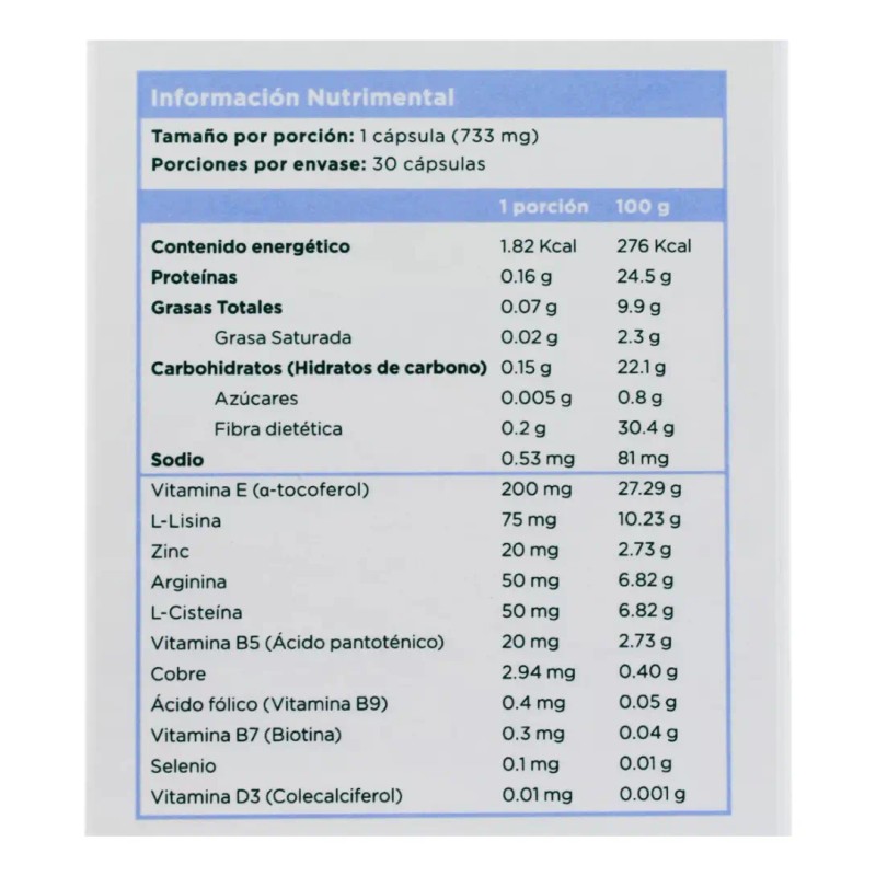 Reve Capilarium Cápsulas Suplemento Alimenticio