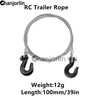 Chanjorlin 1/10 RC Car Mini Metal Trailer Chain and Tow