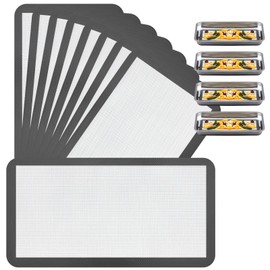 Reallnaive 8 Pcs 13-5/16 x 7 Inch Silicone Mats Compatible with Harvest Right Freeze Dryer Small Silicone Baking Mats Reusable Baking Sheet Durable Easy Clean Liners Trays Drying Liners for Kitchen