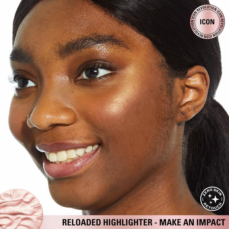 Revolution, Reloaded Pressed Powder Highlighter, Intensely Pigmented for a High