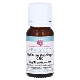 Delphinium Staphis Agria C 200 Globules 10 g Drops