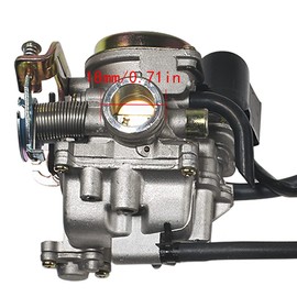 jtfrkope 50CC Carburetor 4 Stroke GY6 High Performance 139QMB Carburetor for 49cc 50cc Scooter Moped PD18J Carb Engine, 50cc Moped Carburetor + Intake Manifold