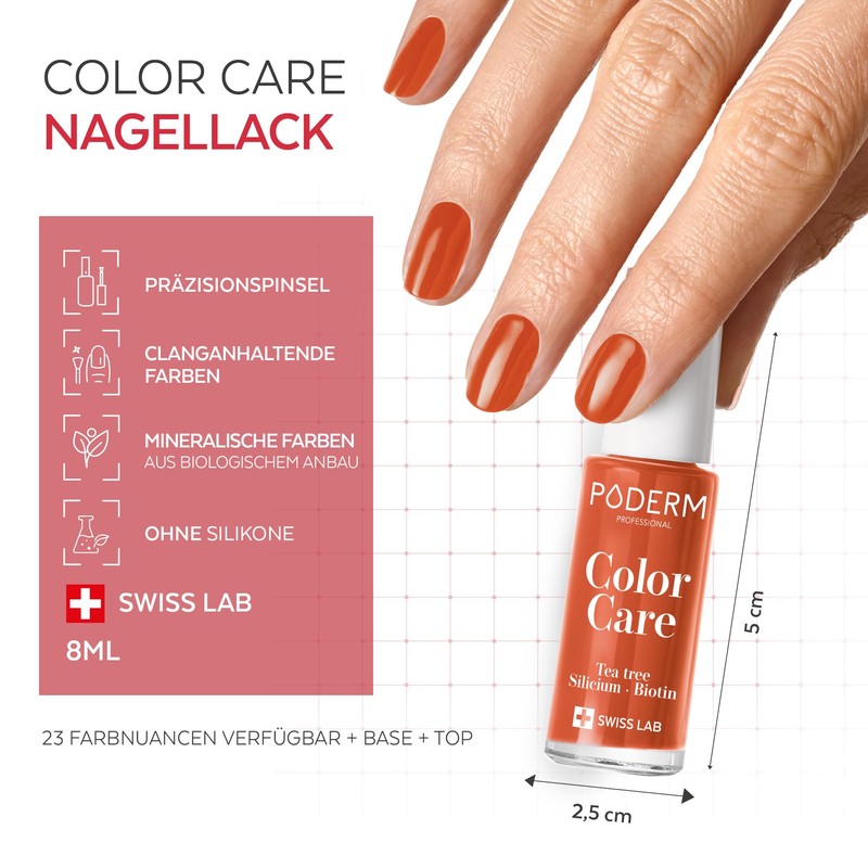 PODERM Care Polish with Tea Tree Mango Swiss Lab 8