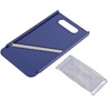 DELISH KITCHEN CC-1272 Pearl Metal Slicer Cutter, Navy, 7.9 x