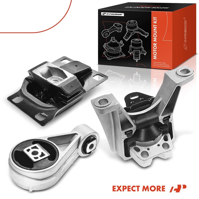 A-Premium 3PCS Engine Motor Mount and Transmission Mount Set Compatible