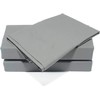 Extra Large Grey Pillowcase Pair "22 x 31"