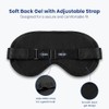 Soft Travel Sleep Eye Mask, Compact Lightweight Accessory for Travel