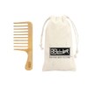BLK Bamboo Wide-Tooth Detangling Comb with storage bag