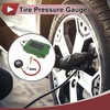 HEROFFIX 1 Set Universal Digital Tire Pressure Gauge Gear Sleeve