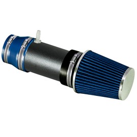 RW SERIES - MATTE BLACK PIPE BLUE - SHORT RAM INTAKE Compatible For 03-07 Honda Accord LX EX 3.0L V6