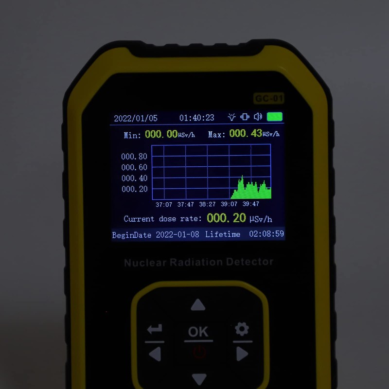 Nuclear Radiation Detector, Handheld Portable High Precision Gaiger Counter Beta