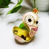 PIEARTH EX438-1 Pink Crown Owl Jewelry Box, Zinc
