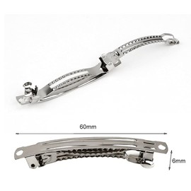 WD2U Girls 4.5" Daisy Holstein Milk Cow Farm Girl Hair Bow French Clip Barrette