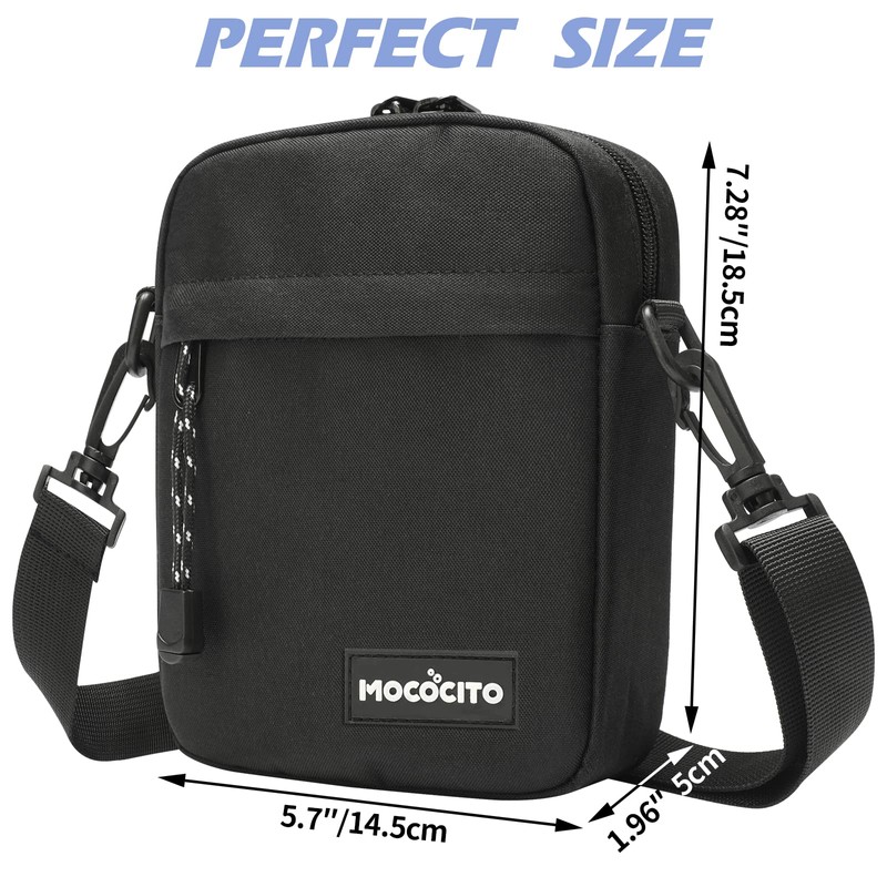 MOCOCITO Shoulder Bag for Men, Messenger Bag, Nylon Messenger Bag