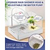 MoonOrange Turtle Aquarium Kit(Tank+Light+Water Pump), Acrylic Turtle Tank Starter Kit