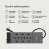 Belkin Surge Protector Power Strip w/ 12 AC Outlets &
