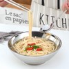 BYEGOU Stainless Steel Ramen Bowl Set, 7.8 Inch Double-Wall Noodle