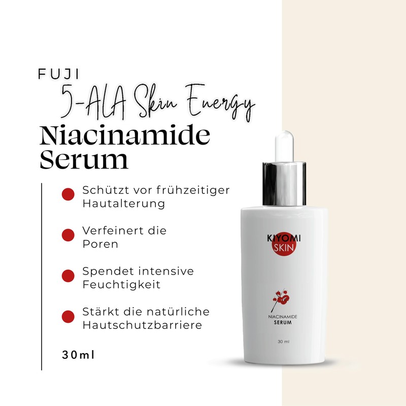 KIYOMI SKIN 5-ALA Skin Energy Niacinamide Serum - 30 ml,