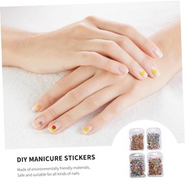 Baluue 4packs Fruit Nail Art Slices Nail Decor for Creative for Personal Use Professional Manicurists Assorted Styles