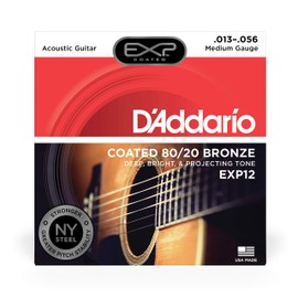 D'Addario EXP12-B25 Coated Acoustic Guitar Strings
