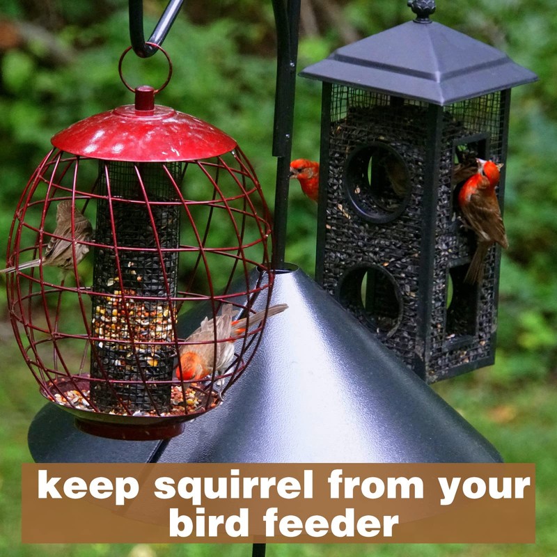 Qualirey Squirrel Baffle for Bird Feeder Bird House Guard Stopper