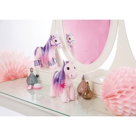 NICI 45880 Styling Soulmates Princess 25 cm Accessories in Gift Box - Plush Toy Cuddling, Playing and Styling - Soft Toy Horse, Pink