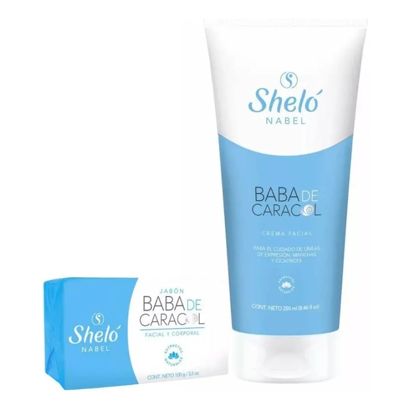 Pack Baba Caracol Jabón Crema