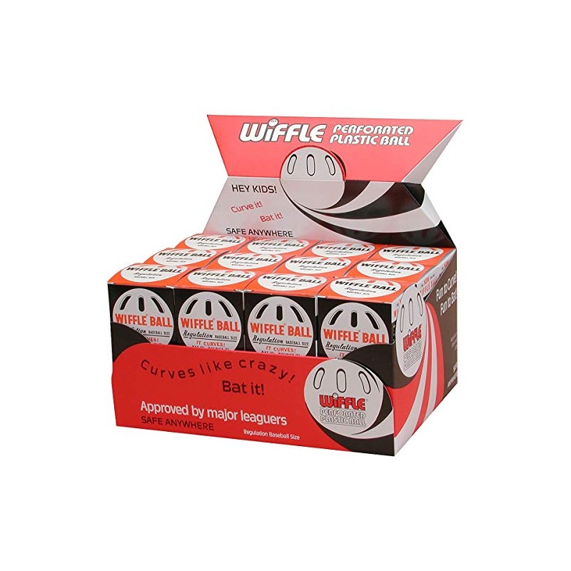 Wiffle Ball Original Brand Baseballs, Regulation Baseball Size, 24 Count