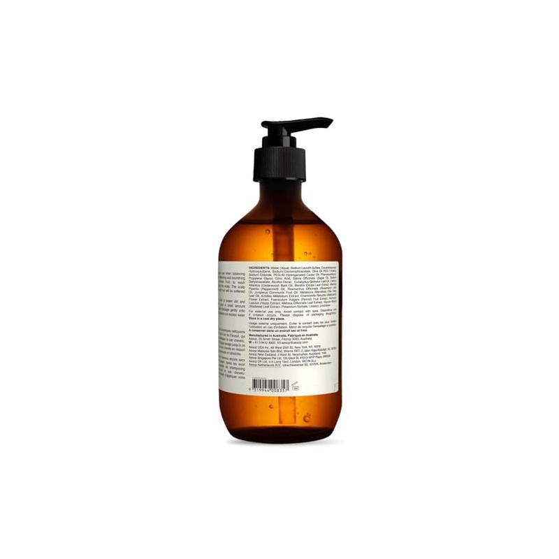 Aesop Equalising Shampoo, champú vegano equilibrante y astringente para cabello