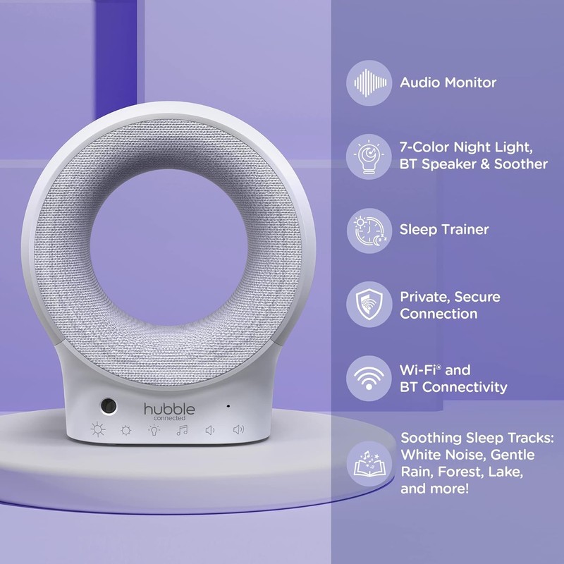 Hubble Connected - Eclipse - Smart Wi-Fi Audio Monitor and