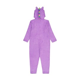 Briefly Stated Men's Hooded Union Suit, Happy Unicorn, S