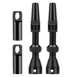 OIHCAZ Tubeless Valve, Aluminum Alloy Tubeless Valves Presta 2PCS Rust-Proof Strong Airtightness Suitable for Road Bikes Mountain Bikes