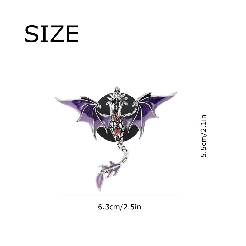 ORIESSE Purple Dragon Car Air Freshener Vent Clips,Cool Car Accessories
