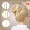 40 Pcs Hair Nets For Buns, 50 Pcs U Shape