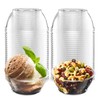 Clear Mini Plastic Bowls - (Bulk 50 Pack) 6 Oz