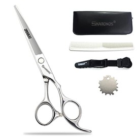 6.5" Shaving Shears, Barber Shears, Bangs Shears, Beginners, Hairdresser, Stainless Steel, Self Cut