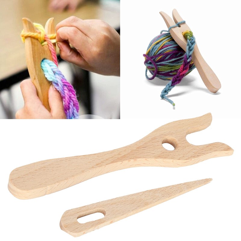 Fayelume Fork, Knitting Needles, Knitting Fork for Make Braided Fabrics