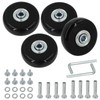 AcbbMNS 4 Pcs Luggage Suitcase Replacement Wheels 50mm x 18mm,