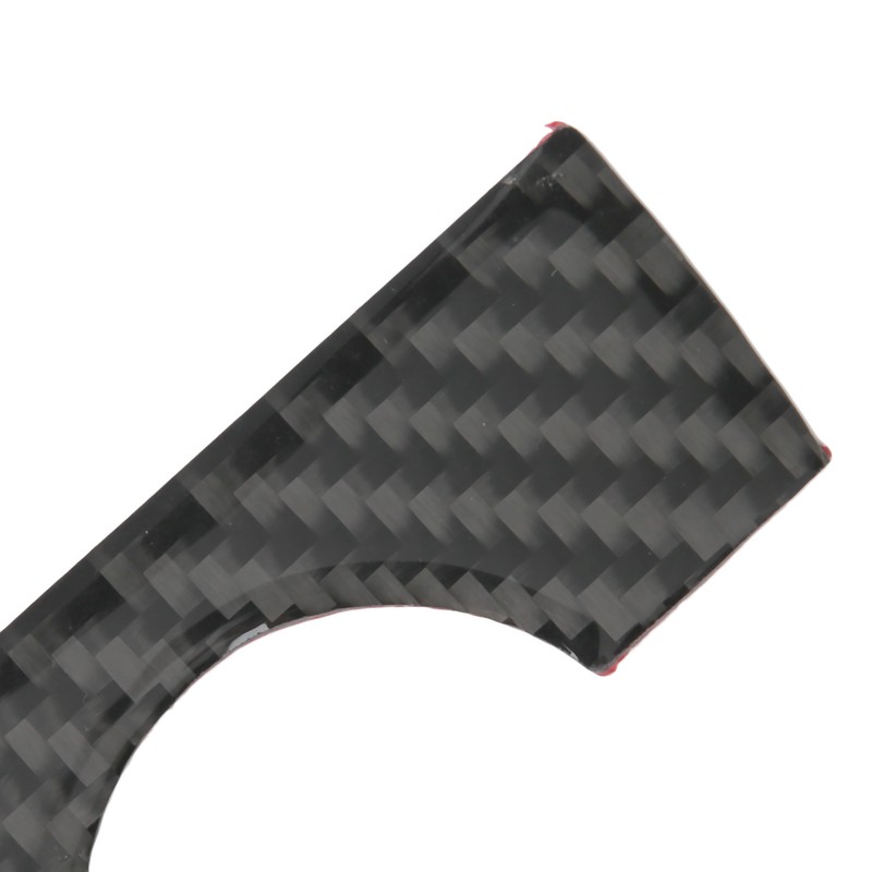 Center Console CD Panel Trim Cover Carbon Fiber Decoration Fit