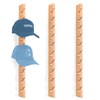 Onzbala 3 Pack Beech Wood Hat Rack for Wall –
