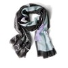 CECIL Women's B572645 TOS_Foil Print Scarf, Black, A, black