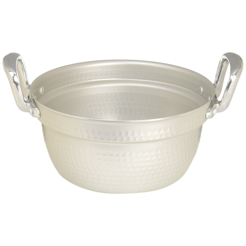 TKG Endo Shoji Cooking Pot, Two-Handled, 24cm, Aluminum, Anodized Finish,